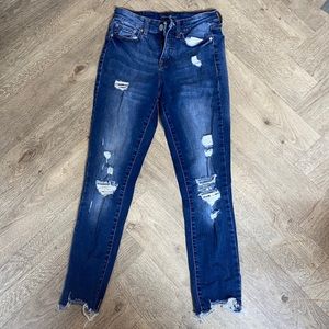 Blue Aeropostale Ripped Jeans